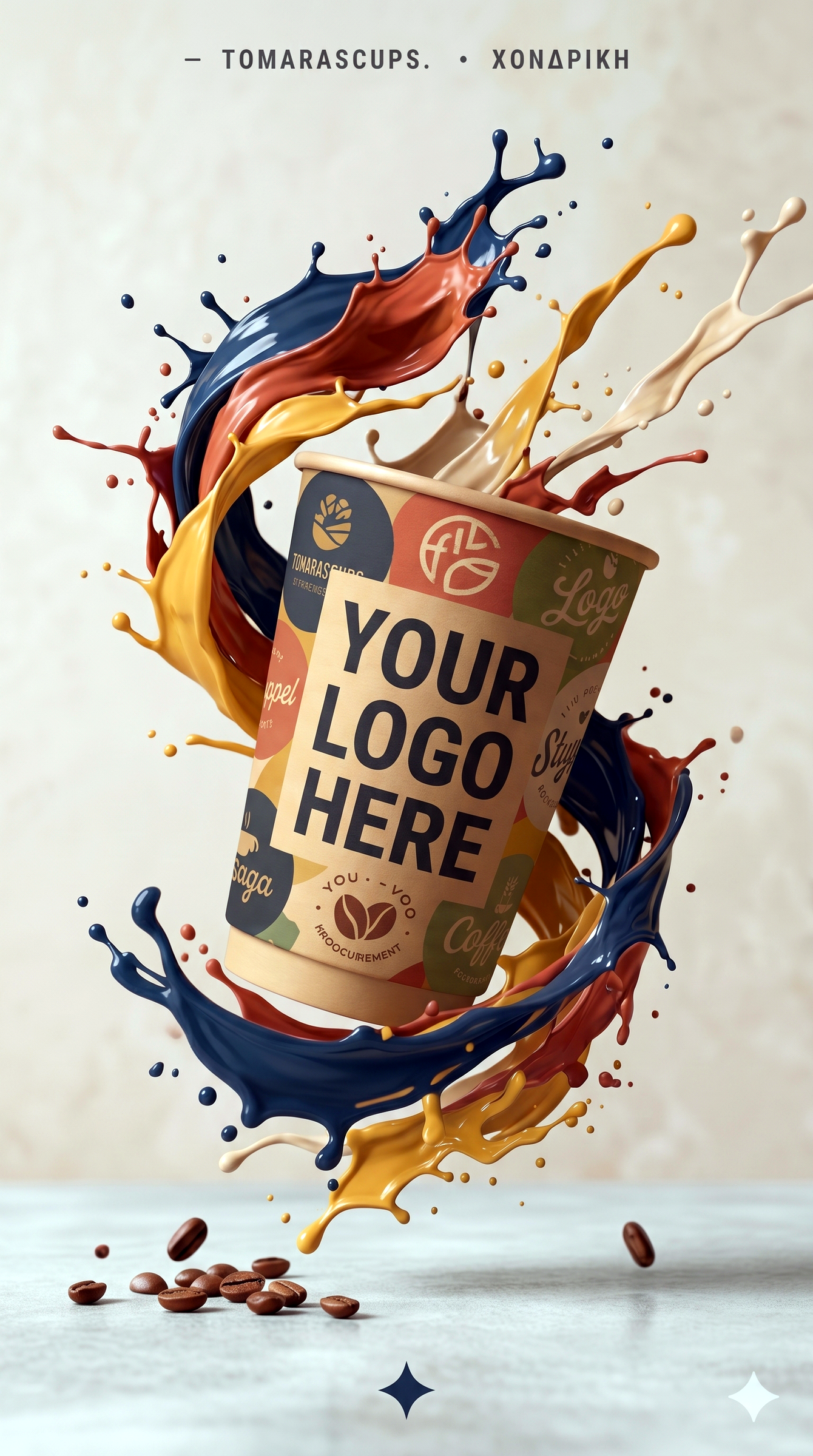 Custom printed cups