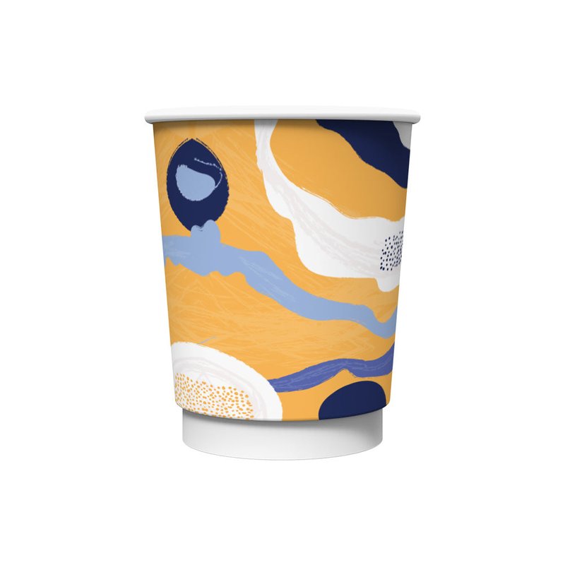ΠΟΤΗΡΙ ΧΆΡΤΙΝΟ ΔΙΠΛΌΤΟΙΧΟ 8oz SPACE 25ΤΜΧ