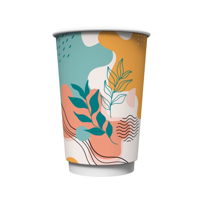 ΠΟΤΗΡΙ ΧΆΡΤΙΝΟ ΔΙΠΛΌΤΟΙΧΟ 16oz FOREST 20ΤΜΧ
