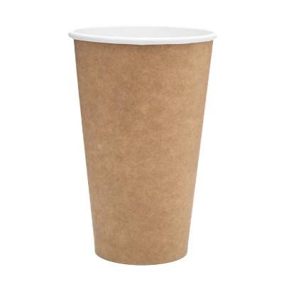 ΠΟΤΗΡΙ ΧΆΡΤΙΝΟ ΜΟΝΌΤΟΙΧΟ 16oz KRAFT 50Τ