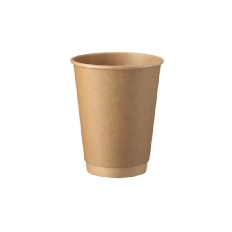 ΠΟΤΗΡΙ ΧΆΡΤΙΝΟ ΔΙΠΛΌΤΟΙΧΟ 14oz ''KRAFT'' 25ΤΕΜ