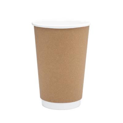 ΠΟΤΗΡΙ ΧΆΡΤΙΝΟ ΔΙΠΛΌΤΟΙΧΟ 16oz KRAFT 16T