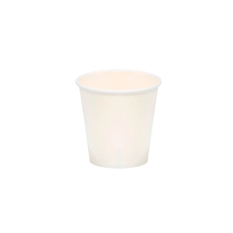 ΠΟΤΗΡΙ ΧΆΡΤΙΝΟ ΜΟΝΌΤΟΙΧΟ 4oz ΛΕΥΚΌ 50ΤΕΜ
