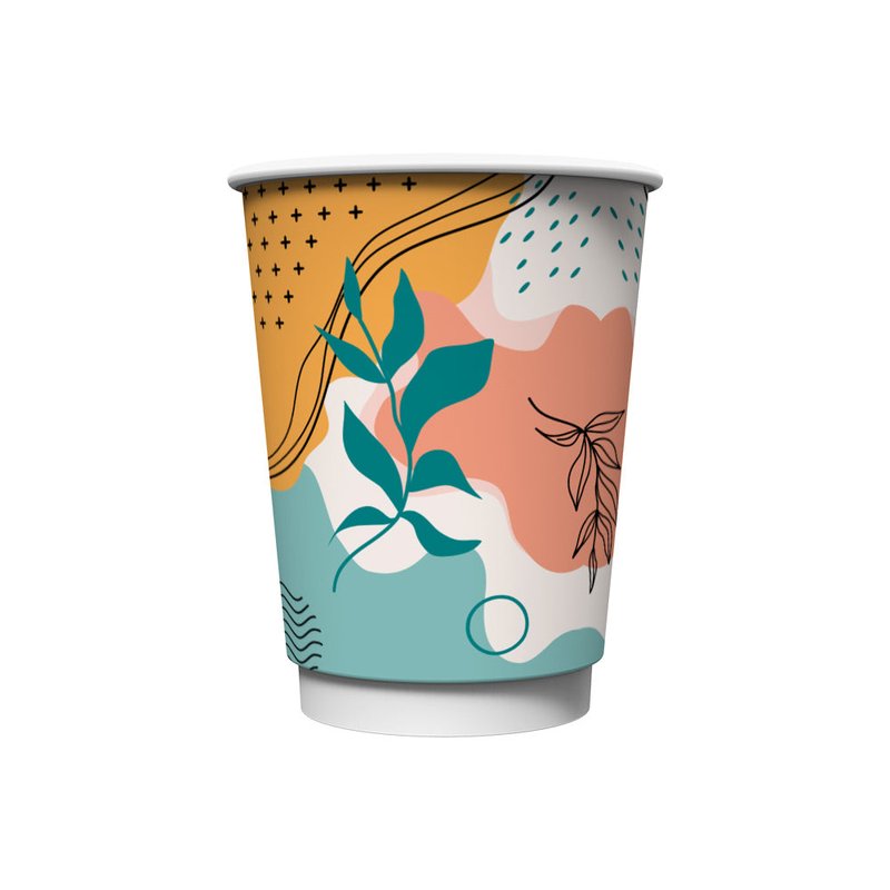 ΠΟΤΗΡΙ ΧΆΡΤΙΝΟ ΔΙΠΛΌΤΟΙΧΟ 14oz FOREST 25ΤΜΧ