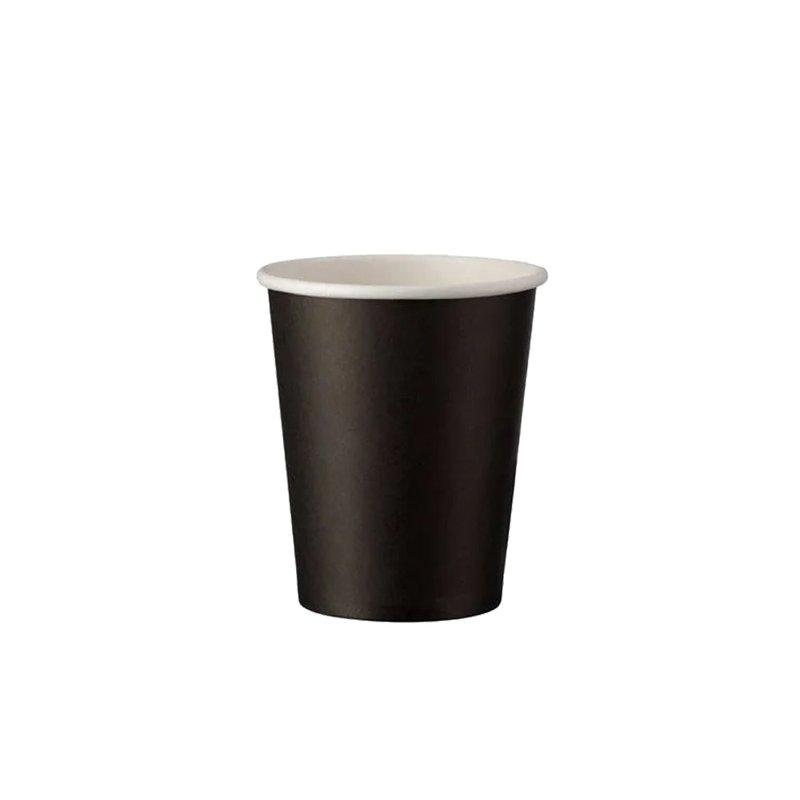 ΠΟΤΗΡΙ ΧΆΡΤΙΝΟ ΜΟΝΌΤΟΙΧΟ 8oz ΜΑΎΡΟ 50ΤΕΜ