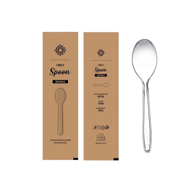 ΚΟΥΤΑΛΙ REUSABLE ΔΙΑΦΑΝΟ 1/1 ΤΥΠΩΜΕΝΟ (100ΤΜΧ)