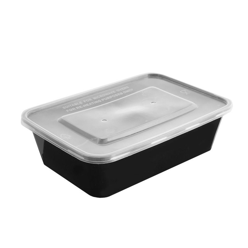 CONTAINER ΠΑΡ/ΜΟ PP ΜΑΎΡΟ 500ml M44 Μ/Κ 50Τ