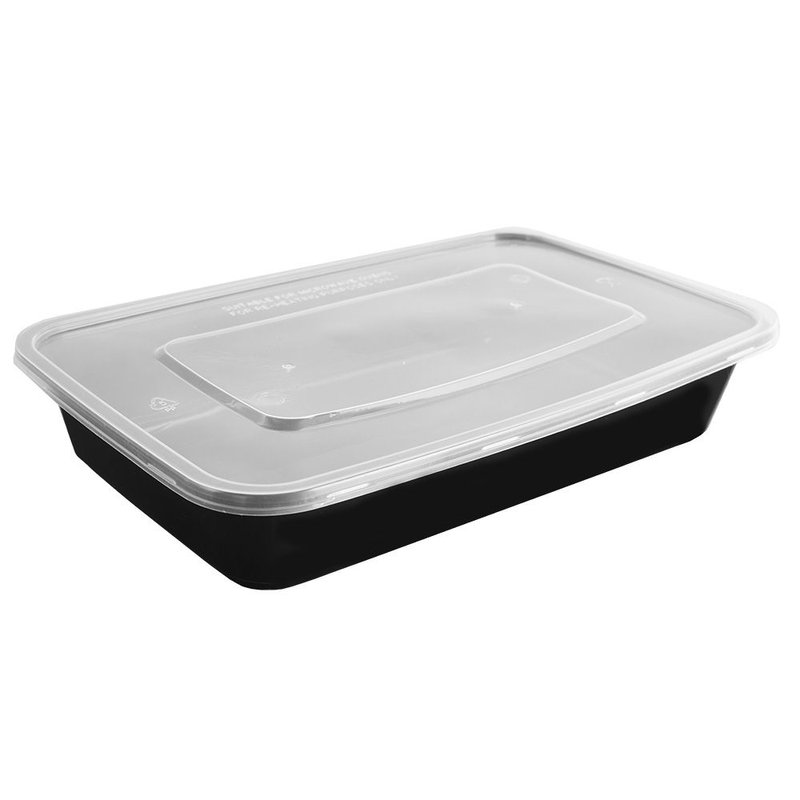 CONTAINER ΠΑΡ/ΜΟ PP ΜΑΎΡΟ 1250ml Τ43 Μ/Κ 50Τ