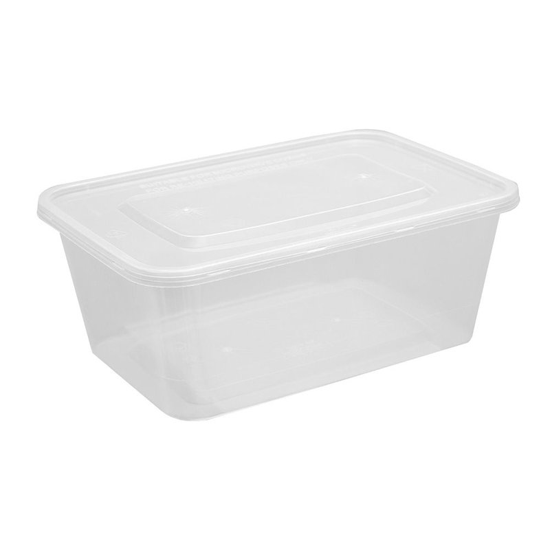 CONTAINER ΠΑΡ/ΜΟ PP ΔΙΑΦ 1000ml Τ04 Μ/Κ 50Τ 174*121*70