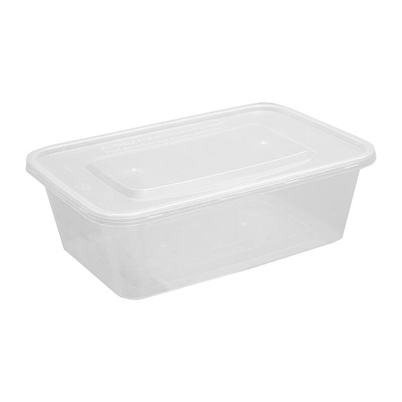 CONTAINER ΠΑΡ/ΜΟ PP ΔΙΑΦ 750ml Τ03 Μ/Κ 50Τ 174*121*55