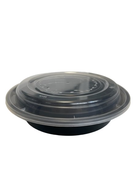 CONTAINER ΣΤΡΟΓΓ. PP ΜΑΎΡΟ 700ml P54 Μ/Κ 50Τ