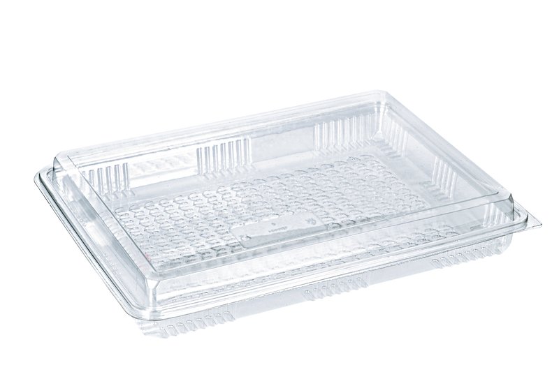 CONTAINER PET 1000ml ΧΑΜΗΛΟ ΨΚ ΔΙΑΦΑΝΌ 41  100Τ 292*215*45 (ΠΑΡ/ΜΟ)