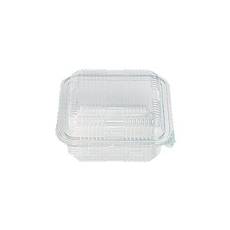 CONTAINER PET 600ml ΨΚ ΔΙΑΦΑΝΌ 42 100Τ 140*140*72 (ΤΕΤΡΑΓΩΝΟ)