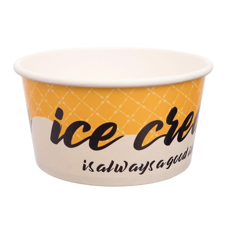 ΜΠΟΛ ΧΆΡΤΙΝΟ 780ml ICECREAM YELLOW 50Τ
