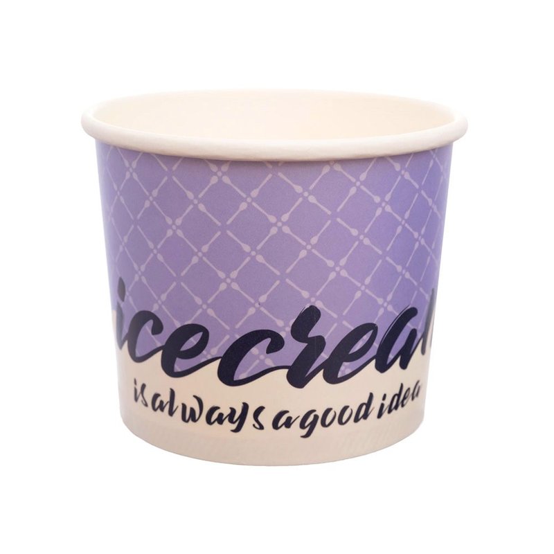 ΜΠΟΛ ΧΆΡΤΙΝΟ 390ml ICECREAM ΜΩΒ 50Τ
