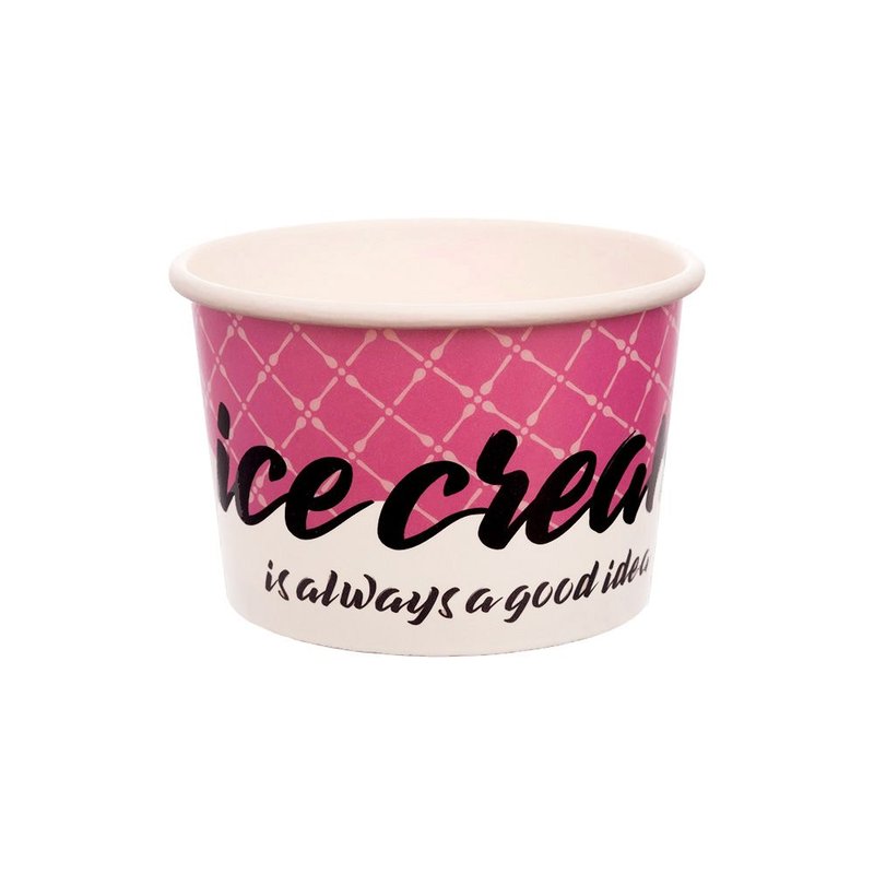 ΜΠΟΛ ΧΆΡΤΙΝΟ 140ml ICECREAM PINK 50Τ