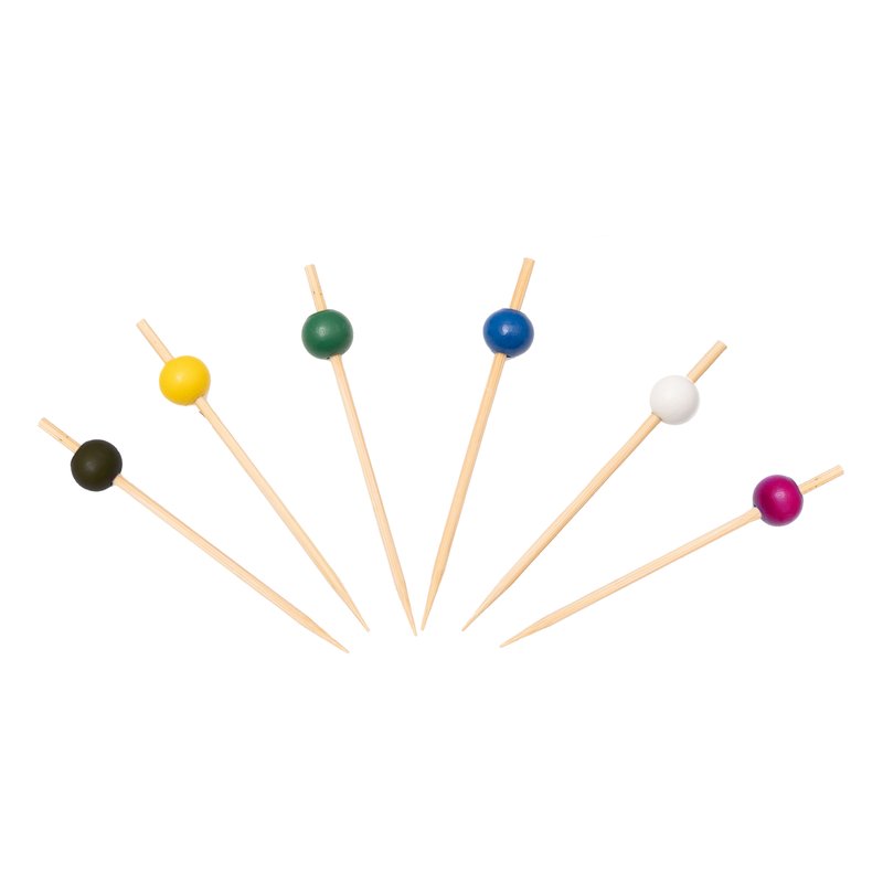 ΞΥΛΑΚΙΑ BAMBOO ΔΙΑΚΟΣΜΗΤΙΚΑ (ΜΠΑΛΑ) 9cm 100Τ