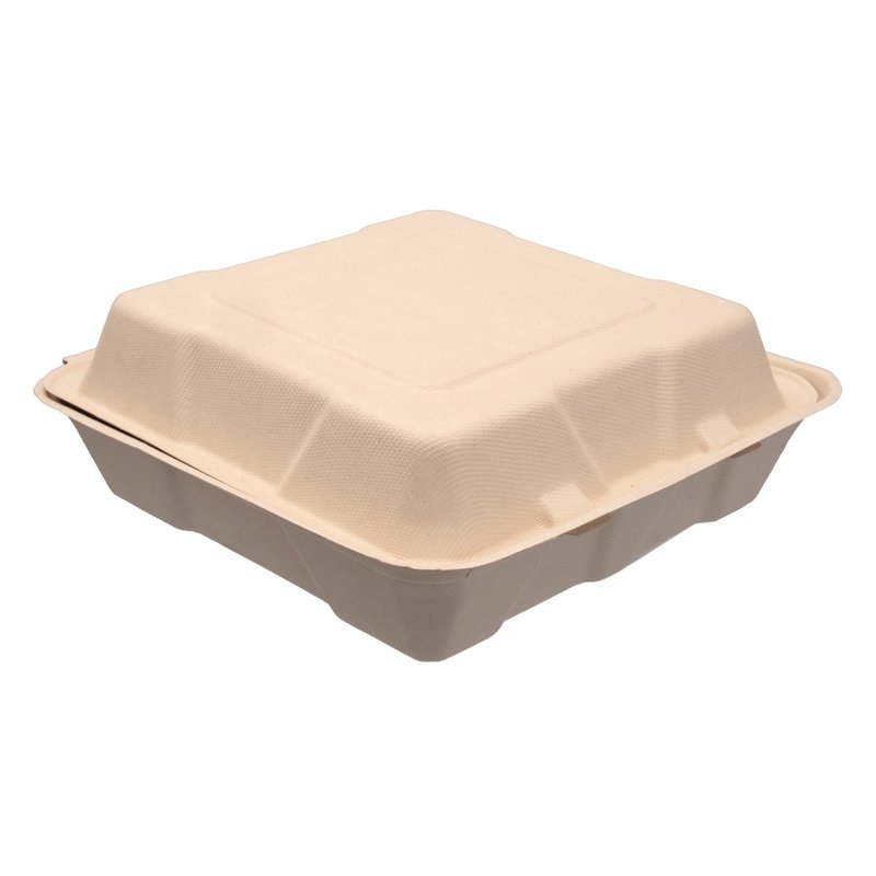 CONTAINER ΟΡΘ 1600ml 23x23x5 NTR SUGARCANE S06 50Τ