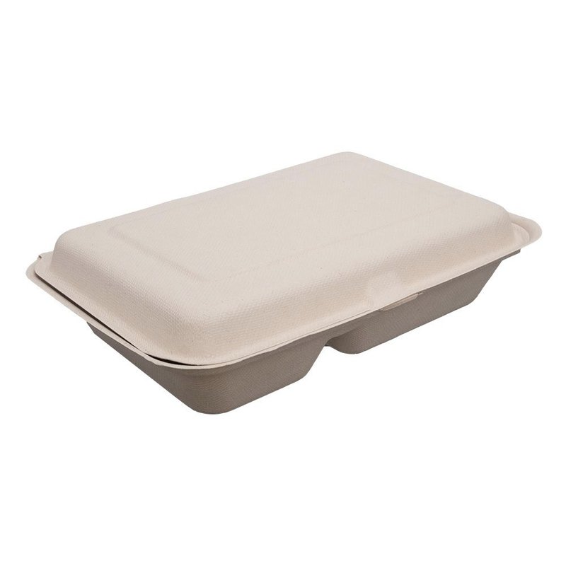 CONTAINER ΟΡΘ 850ml 2Θ 16,5x25x4,8 NTRL SUGARCANE S04 50Τ
