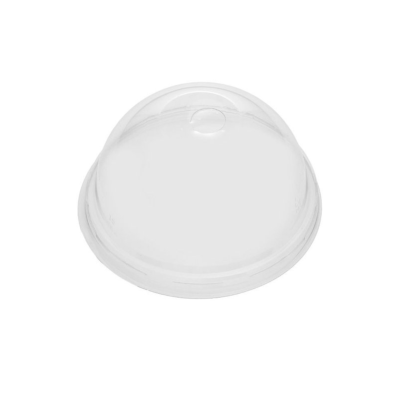 ΚΑΠΑΚΙ ΠΛΑΣΤΙΚΌ PET ΔΙΑΦΑΝΌ ΘΟΛΩΤΟ HALF HOLE 95mm ΓΙΑ PET ΠΟΤΗΡΙ 913 100Τ