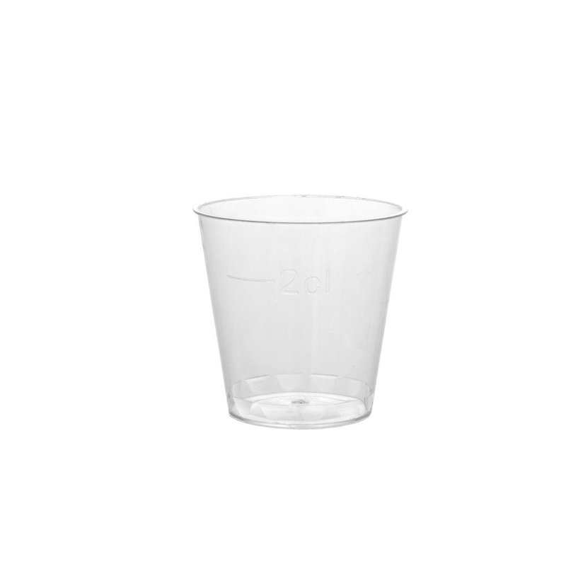 ΠΟΤΗΡΙ ΣΦΗΝΑΚΙ CRYSTAL ΔΙΑΦΑΝΌ 20ml Ø40mm Υ:40mm 50Τ