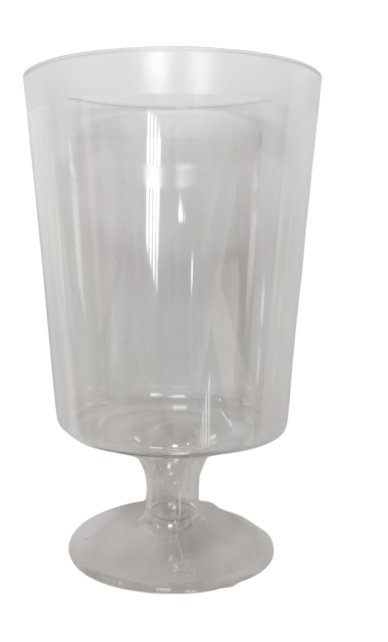 ΠΟΤΗΡΙ ΚΡΑΣΙΟΥ ΜΕ ΠΟΔΙ (ΕΝΣ) CRYSTAL ΔΙΑΦΑΝΌ 180ml Ø62mm Υ:102mm 10Τ
