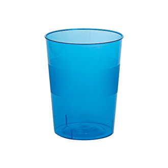 ΠΟΤΗΡΙΑ ΔΙΑΦΑΝΗ ΜΠΛΕ (ΑΜΜΟΒΟΛΗ) 250ml Ø72mm Υ:90mm 10Τ