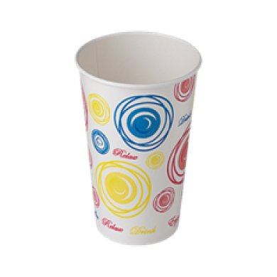 ΠΟΤΗΡΙ ΧΆΡΤΙΝΟ ΜΟΝΌΤΟΙΧΟ 400ml DPE-16 CIRCLES 50Τ