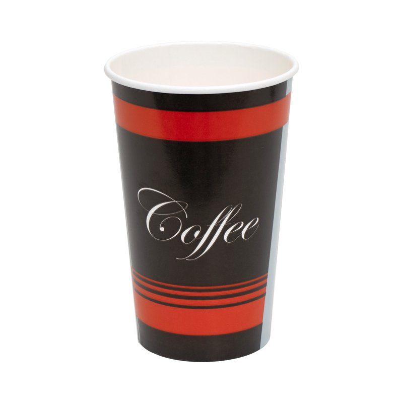 ΠΟΤΗΡΙ ΧΆΡΤΙΝΟ ΜΟΝΌΤΟΙΧΟ 400ml DPE-16 BLK RED 400ml 50Τ