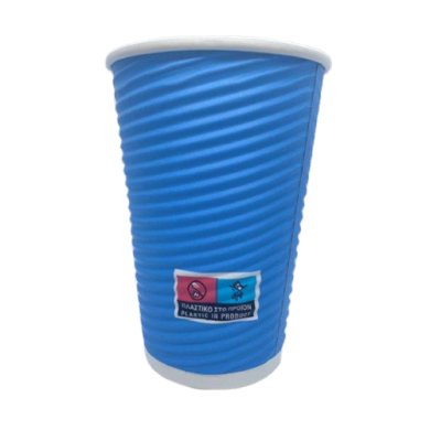 ΠΟΤΗΡΙ ΧΆΡΤΙΝΟ 400ml ΓΑΛΑΖΙΟ TWH-16 25Τ
