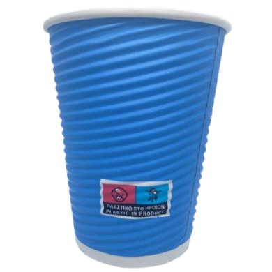 ΠΟΤΗΡΙ ΧΆΡΤΙΝΟ 300ml ΓΑΛΑΖΙΟ TWH-12 25Τ
