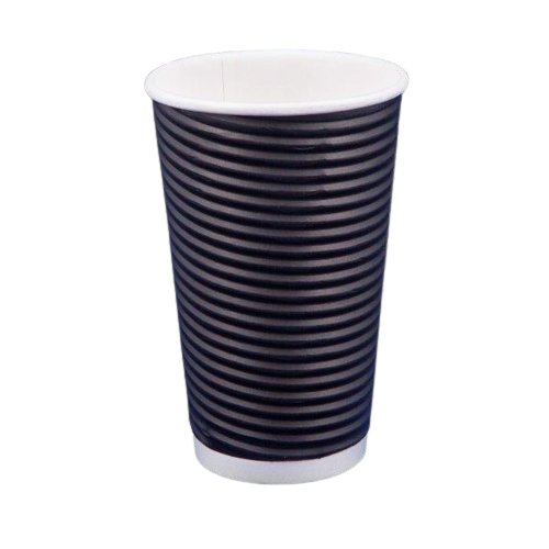 ΠΟΤΗΡΙ ΧΆΡΤΙΝΟ 400ml ΜΑΎΡΟ TWH-16 25Τ