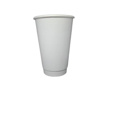 ΠΟΤΗΡΙ ΧΆΡΤΙΝΟ ΔΙΠΛΌΤΟΙΧΟ 400ml ΛΕΥΚΌ DW-16 25Τ
