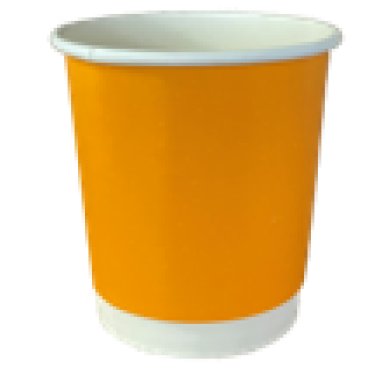 ΠΟΤΗΡΙ ΧΆΡΤΙΝΟ ΔΙΠΛΌΤΟΙΧΟ 250ml ΠΟΡΤΟΚΑΛΊ DW-8 25Τ