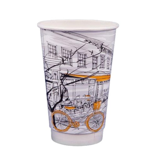 ΠΟΤΗΡΙ ΧΆΡΤΙΝΟ ΔΙΠΛΌΤΟΙΧΟ 400ml CITY LIFE DW-16 25T