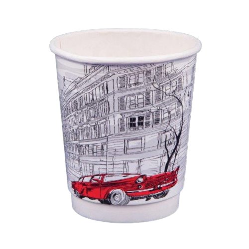 ΠΟΤΗΡΙ ΧΆΡΤΙΝΟ ΔΙΠΛΌΤΟΙΧΟ 250ml CITY LIFE DW-8 25Τ