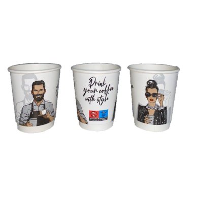 ΠΟΤΗΡΙ ΧΆΡΤΙΝΟ ΔΙΠΛΌΤΟΙΧΟ 250ml STYLE DW-8 25Τ