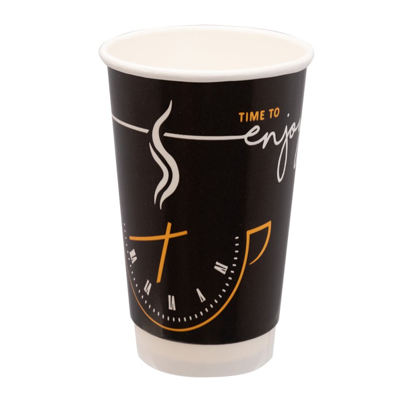 ΠΟΤΗΡΙ ΧΆΡΤΙΝΟ ΔΙΠΛΌΤΟΙΧΟ 400ml ENJOY DW-16 25Τ