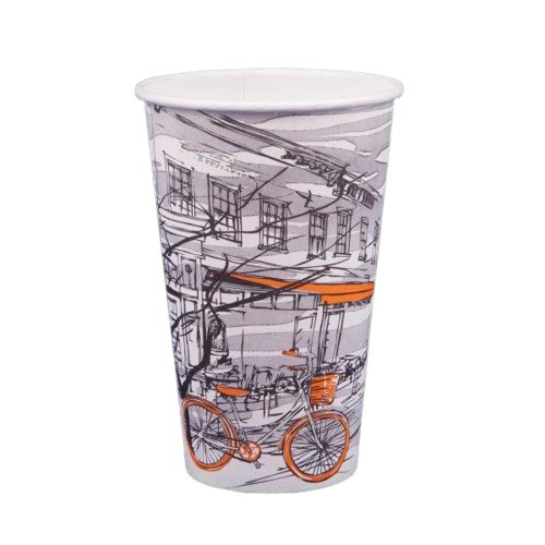 ΠΟΤΗΡΙ ΧΆΡΤΙΝΟ ΜΟΝΌΤΟΙΧΟ 400ml CITY LIFE SP-16 50Τ