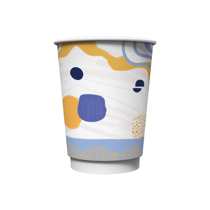 ΠΟΤΗΡΙ ΧΆΡΤΙΝΟ ΔΙΠΛΌΤΟΙΧΟ 14oz SPACE 25ΤΜΧ