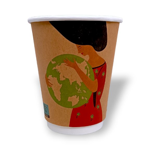 ΠΟΤΗΡΙ ΧΆΡΤΙΝΟ ΔΙΠΛΌΤΟΙΧΟ 14oz MOTHER EARTH 25ΤΜΧ