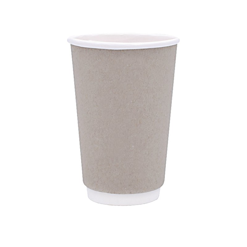 ΠΟΤΗΡΙ ΧΆΡΤΙΝΟ ΔΙΠΛΌΤΟΙΧΟ 16oz ΓΚΡΙ 16ΤΕΜ