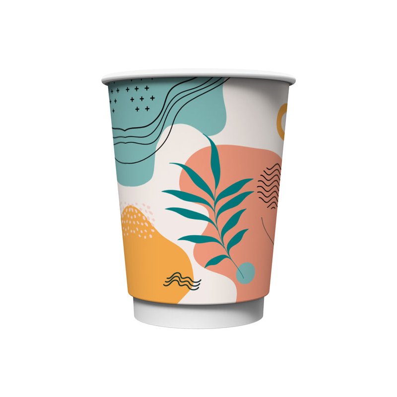 ΠΟΤΗΡΙ ΧΆΡΤΙΝΟ ΔΙΠΛΌΤΟΙΧΟ 14oz FOREST 25ΤΜΧ